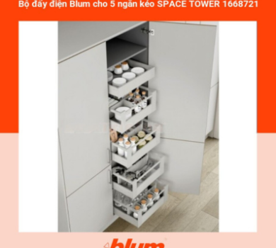 Bộ Đẩy Điện Blum Cho 5 Ngăn Kéo SPACE TOWER 1668721