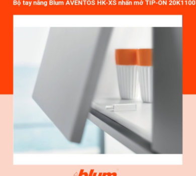 Bộ Tay Nâng Blum AVENTOS HK-XS Nhấn Mở TIP-ON 20K1100T 7617058