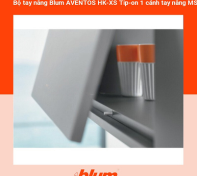 Bộ Tay Nâng Blum AVENTOS HK-XS Tip-On 1 Cánh Tay Nâng MS: 372.95.732