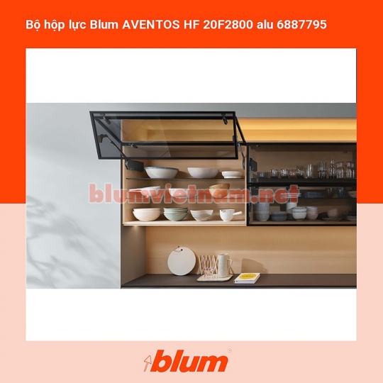 Bộ Hộp Lực Tay Nâng Blum AVENTOS HF - 20F2800 Alu
